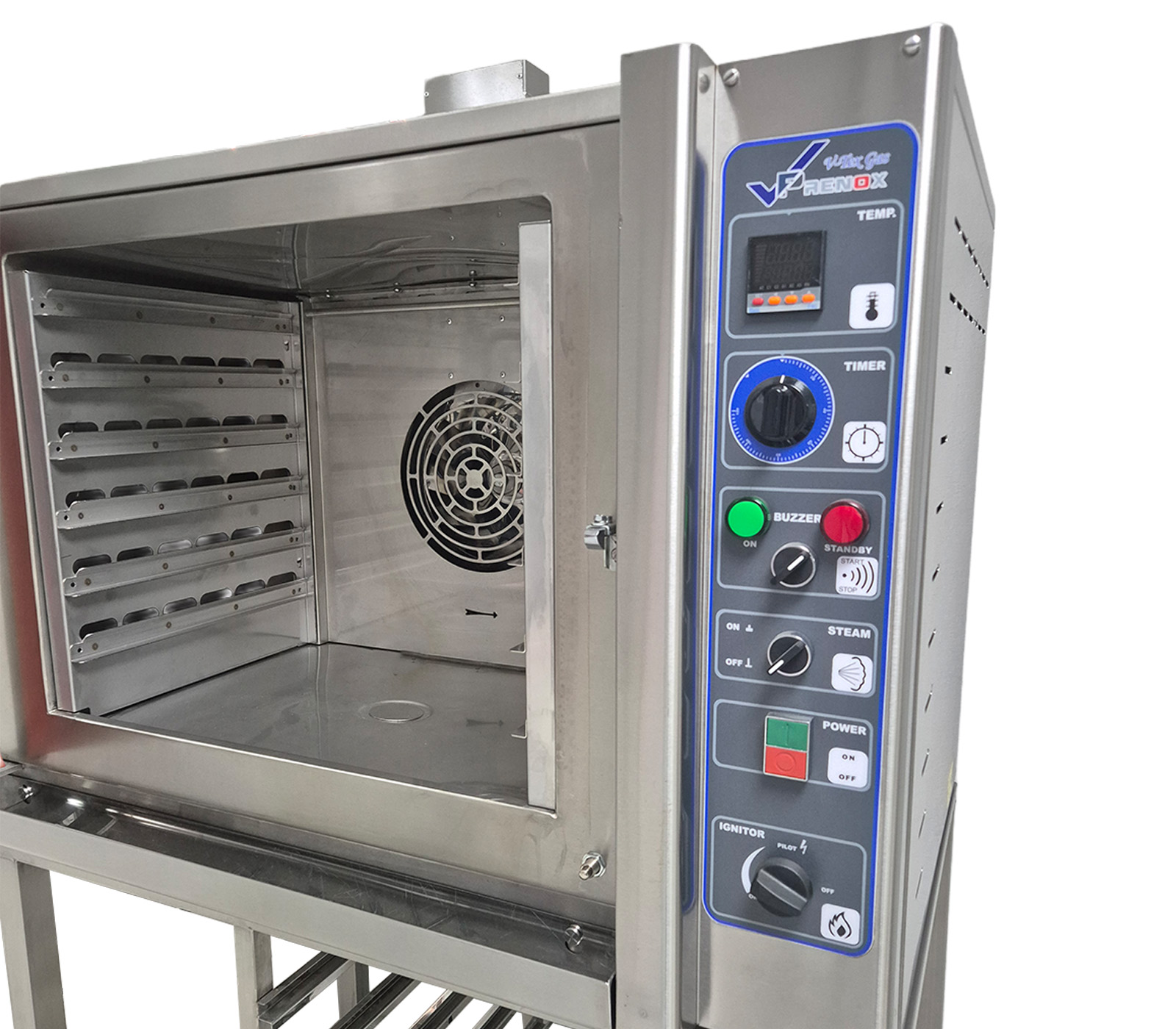 A600015 - V-TEX Convection Oven Gas Combi Steam - 6 Pan (CO6) - Image 2